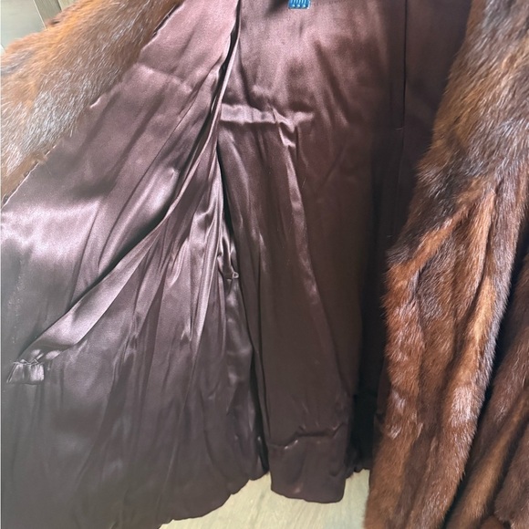 Vintage Brown Fur Coat - Picture 3 of 4